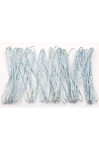 PC015 Colored environmental Raffia paper rope, two-color double-strand rope, gold silk paper rope, handmade diy weaving, handmade rope material front view